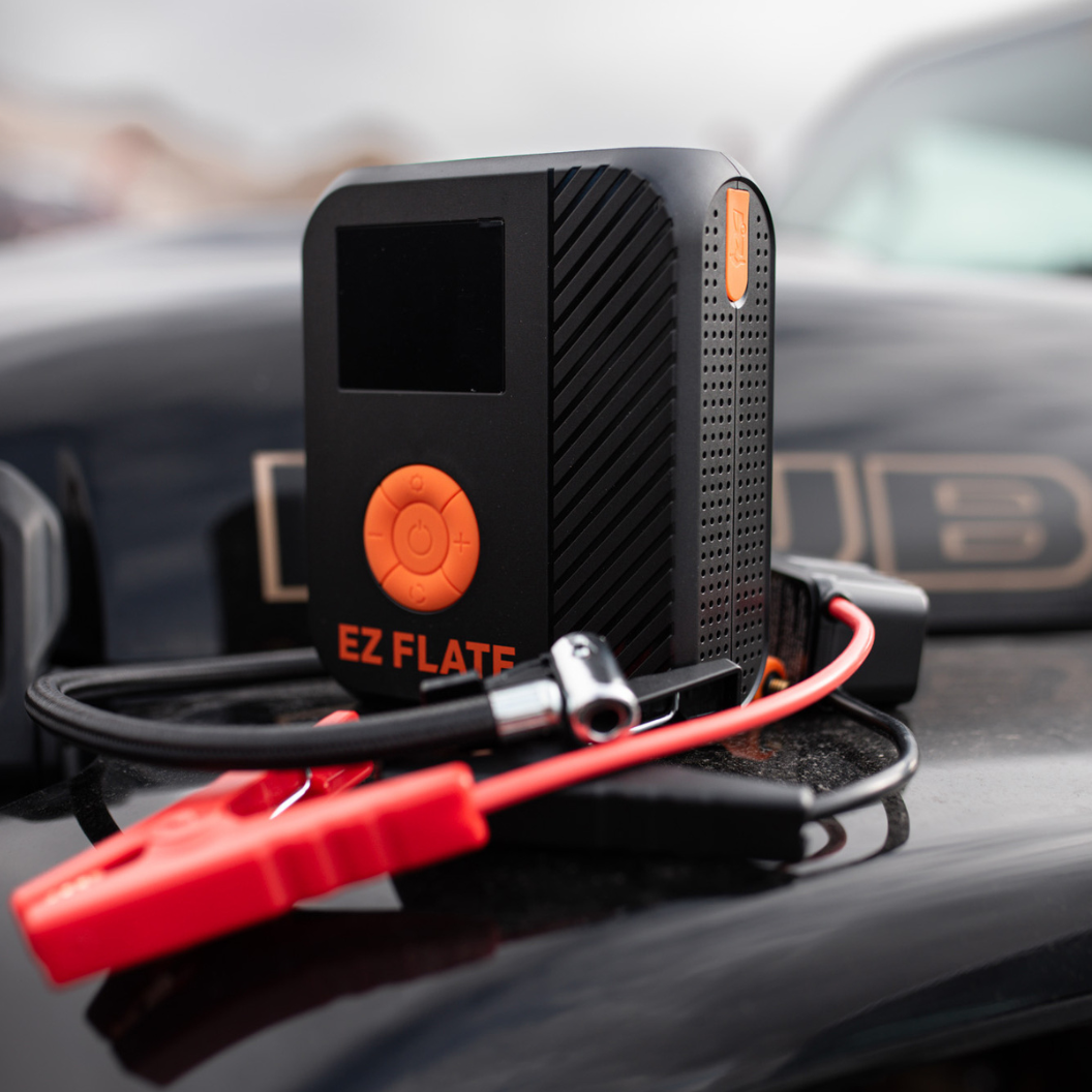 Heavy-Duty Auto Air Pump & Jump Starter - Air Boost Pro right