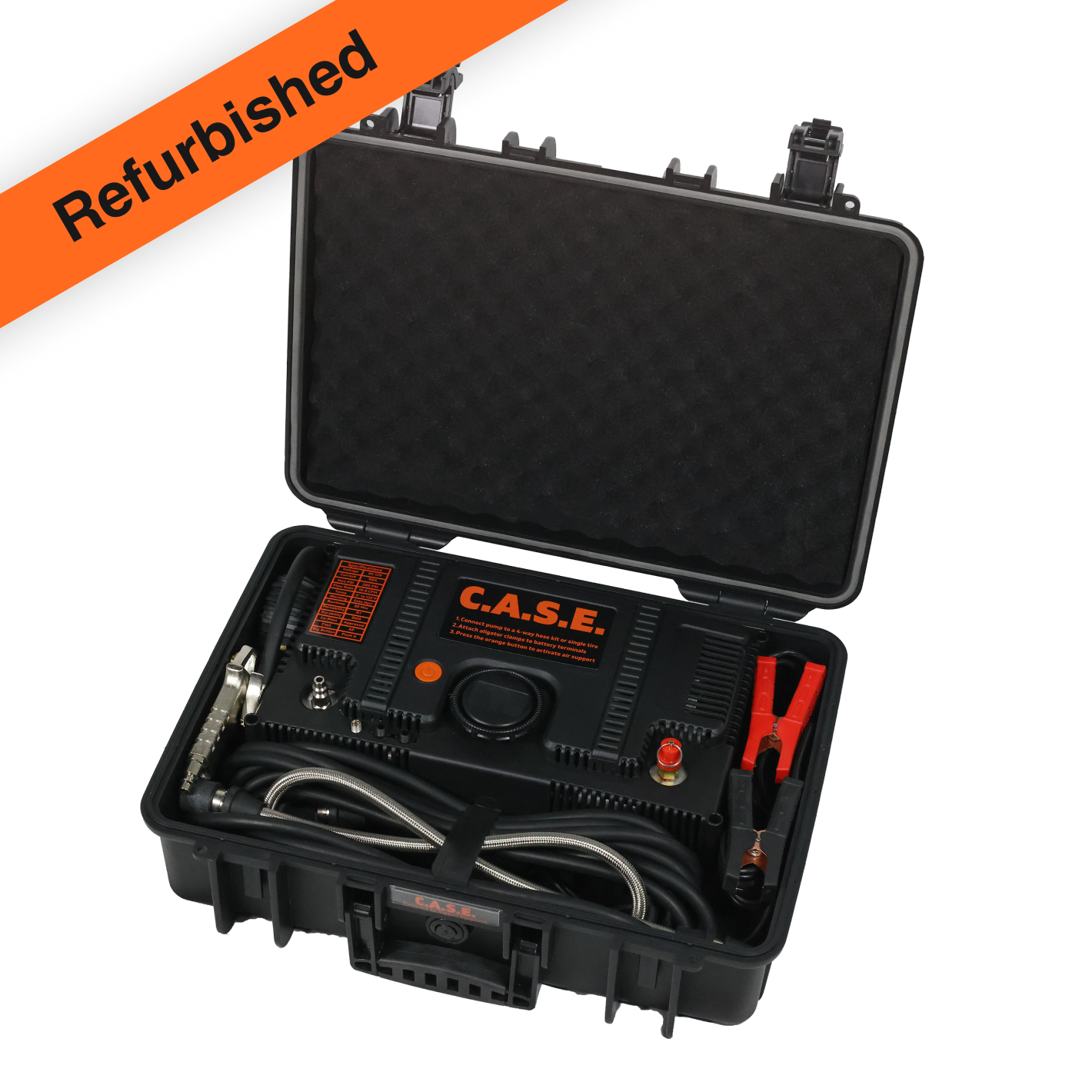 C.A.S.E. - 10.6 CFM Portable Dual Air Compressor - Open Box Shop