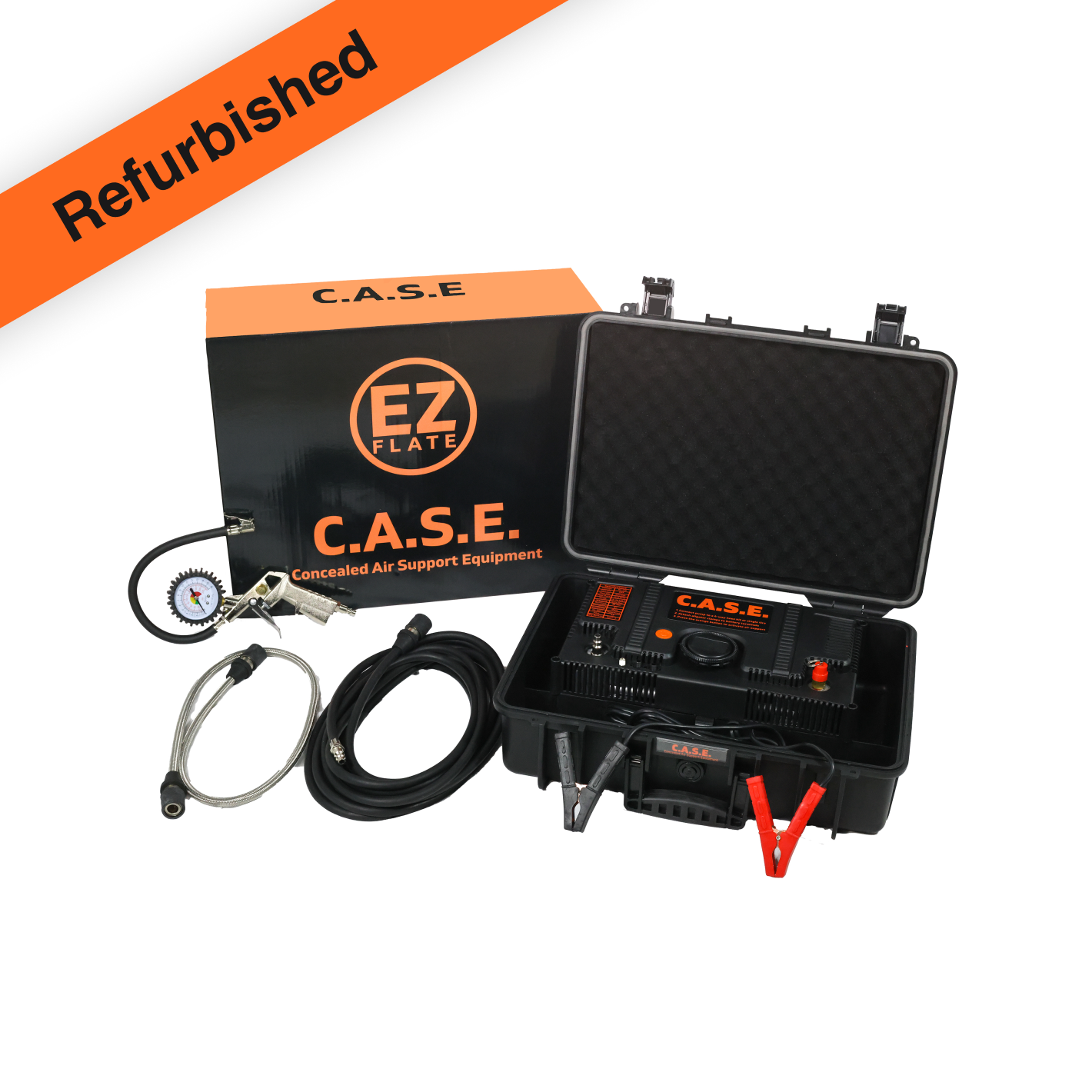 C.A.S.E. - 10.6 CFM Portable Dual Air Compressor - Open Box Shop