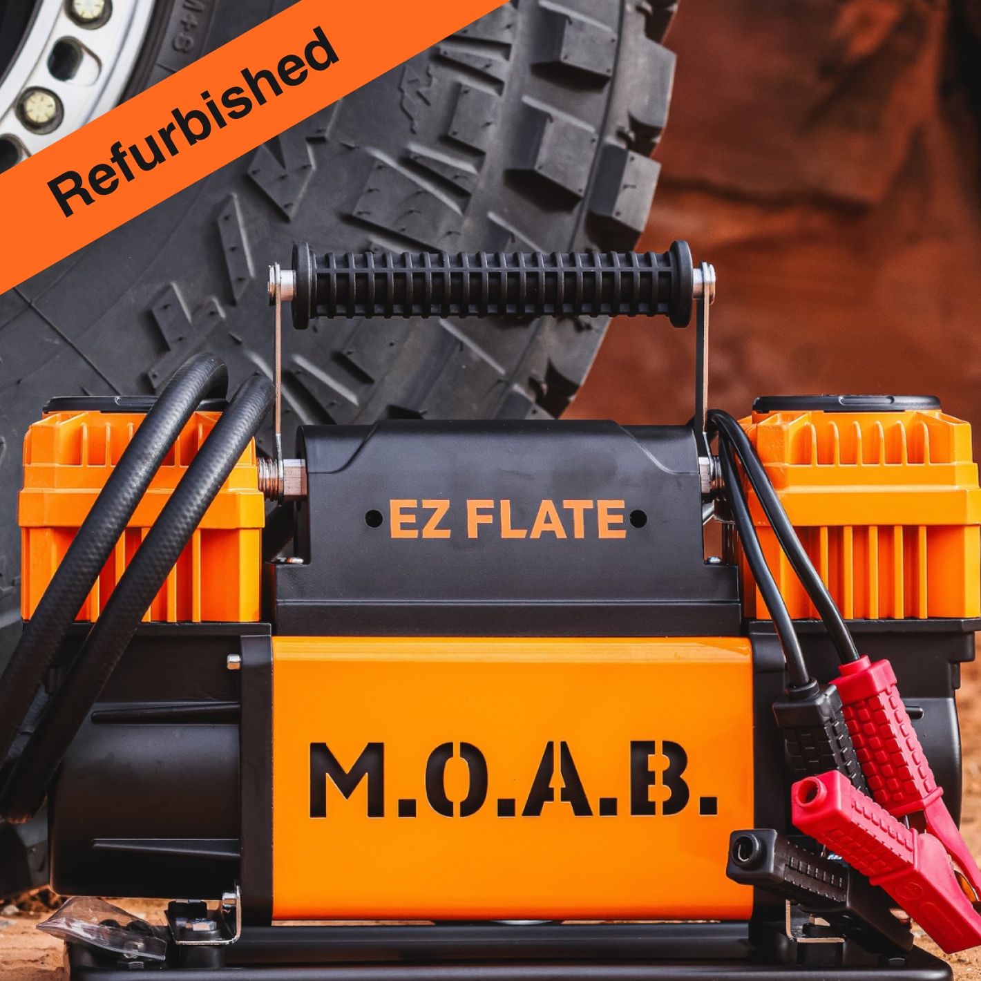 M.O.A.B. - 10.6 CFM Portable Dual Air Compressor - Open Box Shop