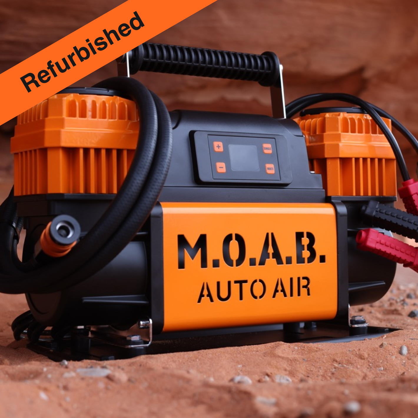 M.O.A.B. Auto Air - 10.6 CFM Portable Dual Air Compressor - Open Box Shop