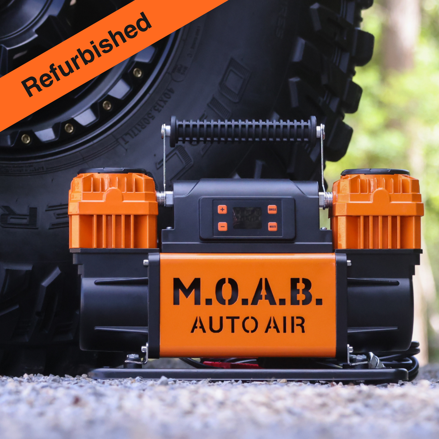 M.O.A.B. Auto Air - 10.6 CFM Portable Dual Air Compressor - Open Box Shop